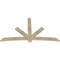 Ekena Millwork Alberta Rough Sawn Timber Gable Bracket, Douglas Fir, 96"W x 56"H x 2"D x 6"F, 14/12 Pitch GBW096X56X0206ALB00RDF - alternate 4